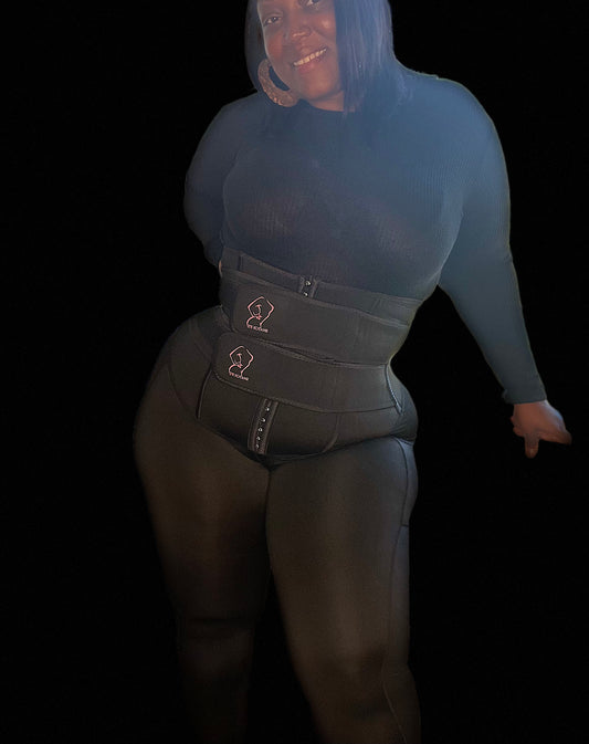 DOUBLE BELTED SUPA FUPA BEGONE PANTS